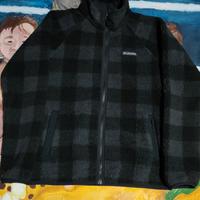 giacca in pile columbia Sherpa fantasia scacchiera