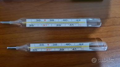 Termometro classico grande vecchio tipo clinico ve