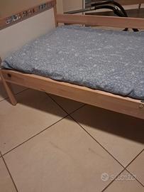 Lettino Ikea con materasso