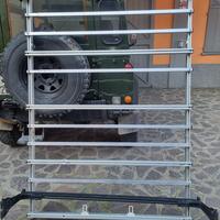 Portapacchi allumino 130 X 250 con tre barre