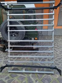 Portapacchi allumino 130 X 250 con tre barre