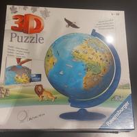 Ravensburger puzzle 3D nuovi:Mappamondo e  Eiffel 