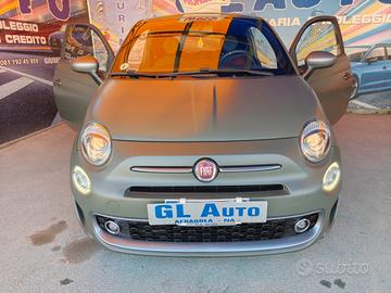 FIAT 500 S 1.2 BENZ. UNICOP. VERDE OPOCA DA VETRIN