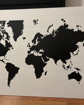 Quadro mappa mondo