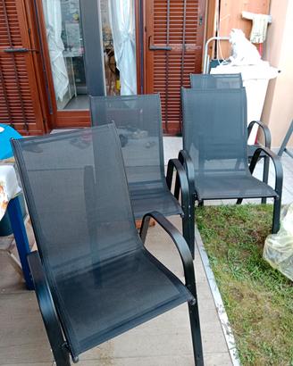 sedie da giardino