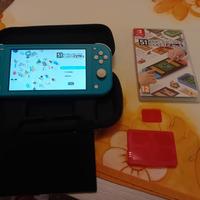 Nintendo Switch Lite con custodia e un gioco