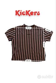 Kickers Cotton Blend T-Shirt (taglia S) Vintage