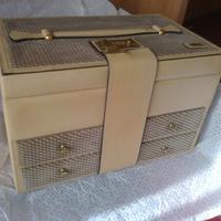 Portagioie Castiglioni-Escadre- pelle e velluto