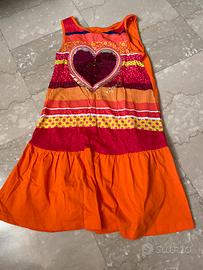 VESTITO DESIGUAL PER BIMBA  ETA’ 9/10 ANNI