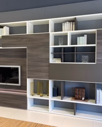 Mobile libreria soggiorno Sangiacomo 230cm x 260cm
