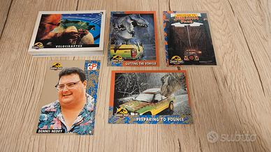 1992 Topps Jurassic Park -31 card base + 3 sticker