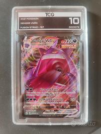 Pokemon Gengar Vmax olografico gradata 10 TCG 