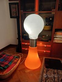 Lampada da terra Birillo anni '70 in vetro Murano