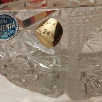 Portacenere in cristallo di Bohemia