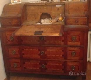 cassettone segretarie a ribalta 