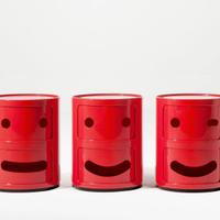 componibile kartell smile rosso nuovo ed imballato