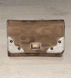 Portafoglio vintage monogram in tessuto - Guess