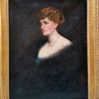 Dipinto inglese Frank Samuel Eastman, 1918. Grande