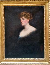 Dipinto inglese Frank Samuel Eastman, 1918. Grande