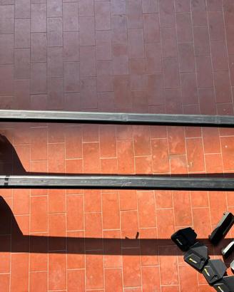 Barre portatutto universali 130 cm (no rail)