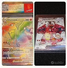 DOPPIETTA CHARIZARD GRAD9 + 🎁