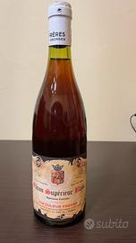 Bottiglia vino da collezione macon superieur blanc