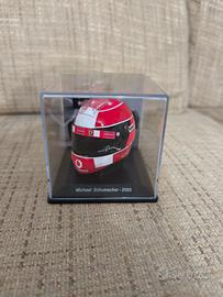 casco Schumacher 2002 scala 1:5 con teca