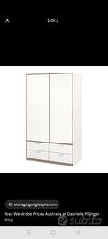 Ricambi armadio IKEA TRYSIL bianco – 30€ tutto, UR