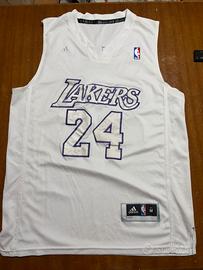 Canotta Kobe Bryant bianca e viola