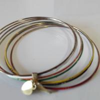 Bracciali a cerchio + orecchino