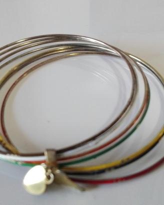 Bracciali a cerchio + orecchino