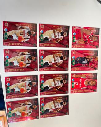 Lotto 11 Carte NBA Houston Rockets