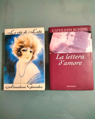 Libri "Le età di Lulù" e "La lettera d 'amore"