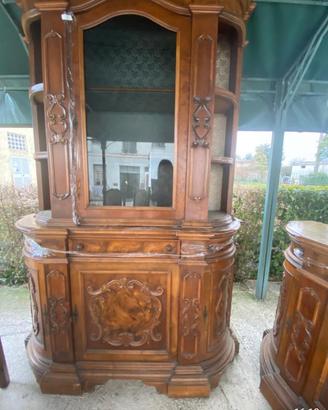 Soggiorno completo in radica di noce