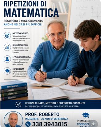 Ripetizioni Matematica a Brugherio. Ingegnere