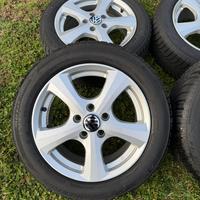 CERCHI IN LEGA 16 VW GOLF AUDI A3 GOMME INVERNALI