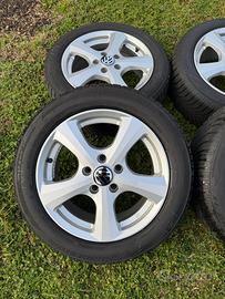 CERCHI IN LEGA 16 VW GOLF AUDI A3 GOMME INVERNALI
