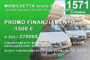 CAMPER MOBILVETTA DUCATO MANSARDATO 7 POSTI DOPPIA