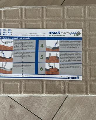 Lastre cemento a presa rapida Maxit Mörtelpad