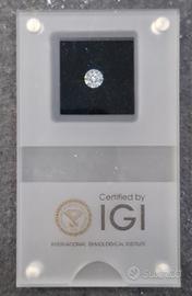 0.53 D VS1 3EX Diamante "LabGrown" Certificato IGI