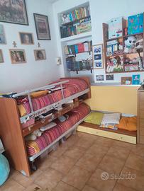 2 letti entrambi scorrevoli 