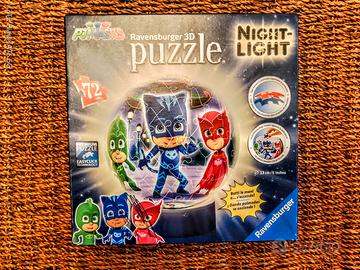 Puzzle 3D lampada sfera PJMASKS