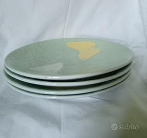 4 piattini con farfalle della Galvani 