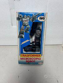 Trasformer Diaclone microscopio robot  takara  gig