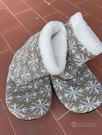 Pantofole invernali a stivaletto.