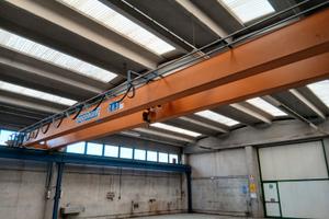 Capannone 780 mq con carroponte da 6,3 t