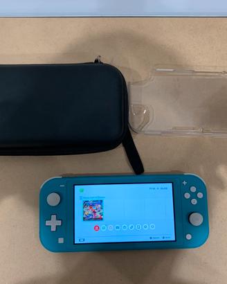 Nintendo Switch lite turchese