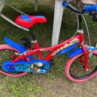 Bici bambino spiderman