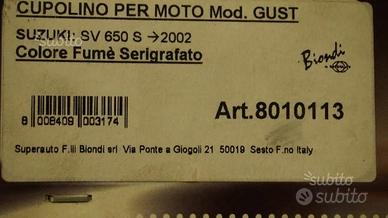 Suzuki sv 650s 2002 in poi cupolino fumè Biondi