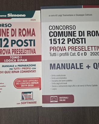Libri Concorso Comune di Roma come nuovi